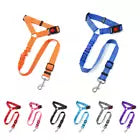ANTI SHOCK Dog SEAT BELT pet Travel Car Safety Harnesses Lead Restraint Strap